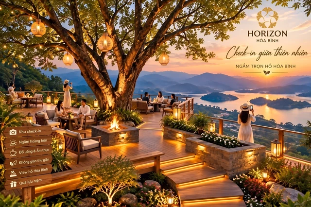Check-in giữa thiên nhiên · Dưới tán cây cổ thụ